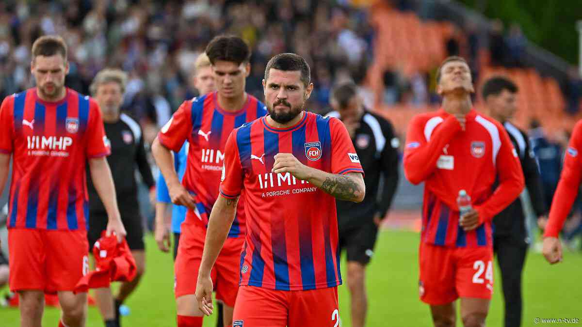 "Hochgradig peinlich": Heidenheim zerlegt sich nach Pokal-Packung gnadenlos