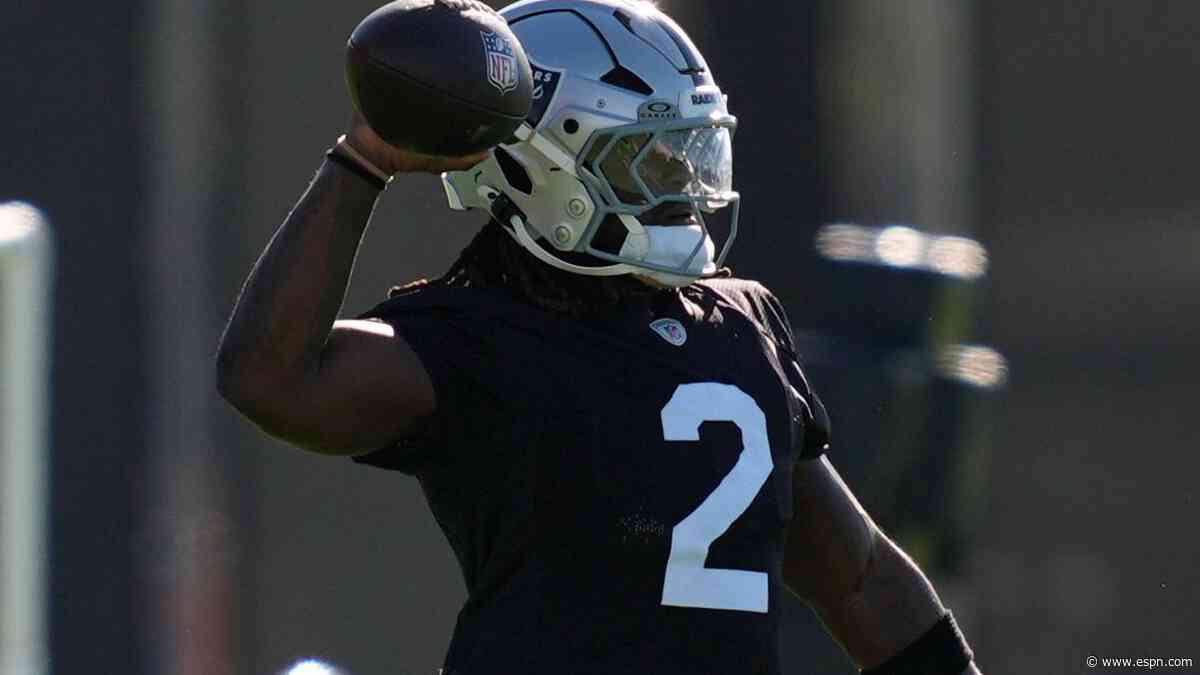 Sources: Raiders' Jeanty likely has ankle sprain