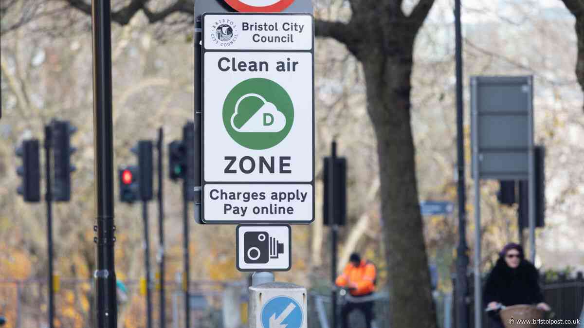 Bristol Clean Air Zone fine issued every 104 seconds
