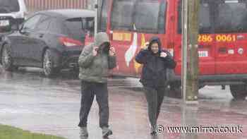 Met Office maps show 134 areas soaked with rain on Wednesday in ‘explosive weather phenomenon’