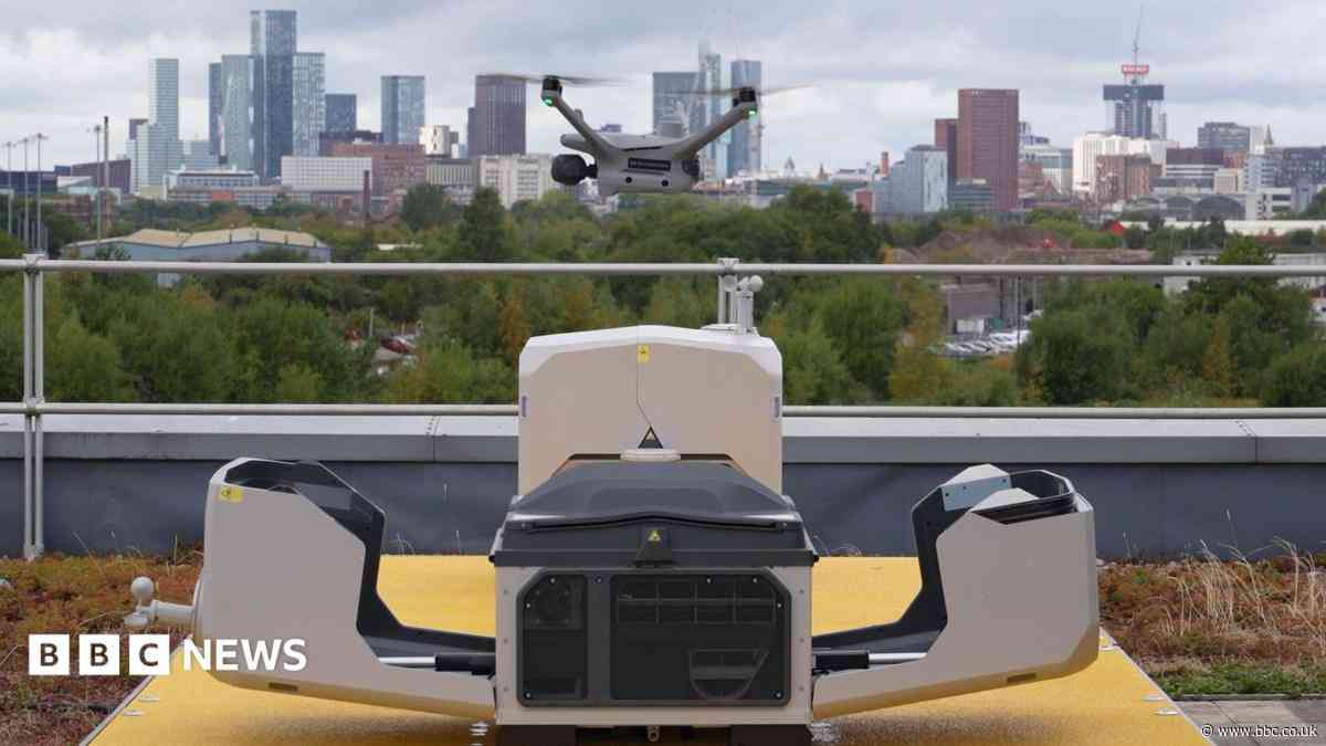 Why drones are flying over Manchester railways