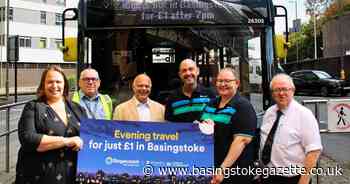 Stagecoach South: ?1 evening bus fares in Basingstoke