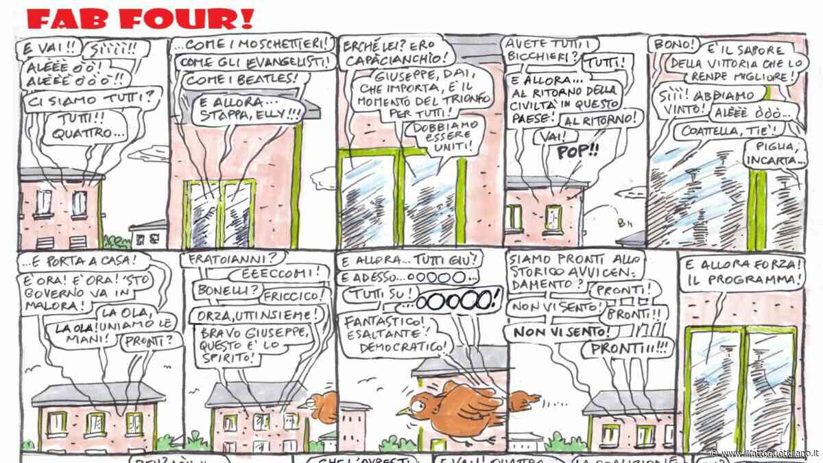 Fab Four – la strip di Stefano Disegni