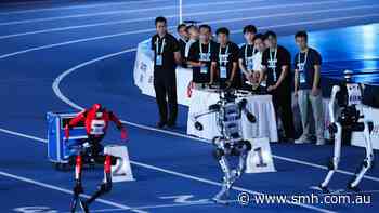 Thrills and spills at China's World Robot Games