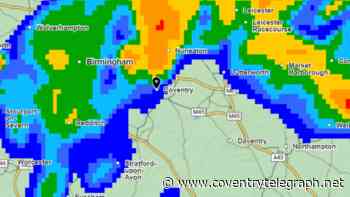 Exact days when Met Office warns 'thunder storms are likely' in Coventry this week