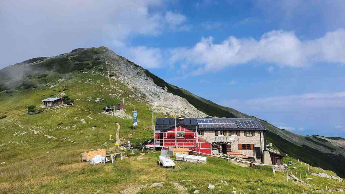 Beliebte Berghütte im Estergebirge: Erst die Fassade, dann die Seilbahn