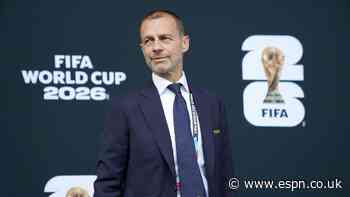 UEFA boss Čeferin rules out FIFA presidency bid