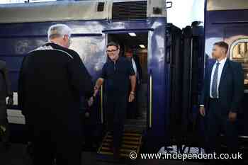 Ukraine-Russia war latest: Burnham arrives in Kyiv with plans to give long-range missile blueprints during visit
