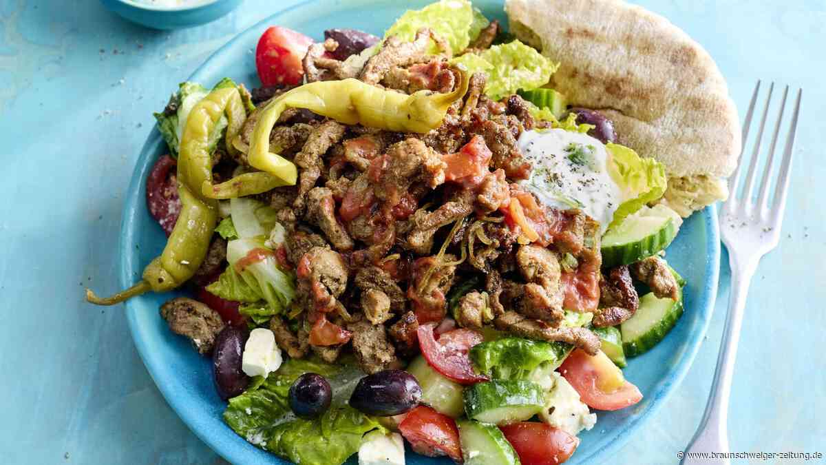 Gyrospfanne mit Feta – auch für unterwegs