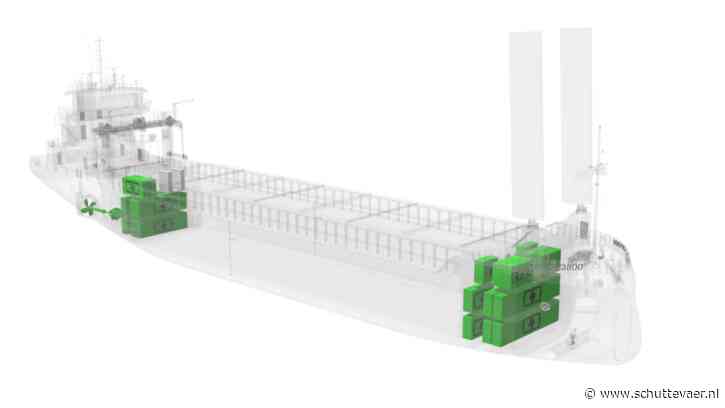 Conoship maakt bestaande coaster volledig elektrisch met batterijpakket van 40 MWh