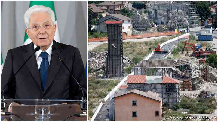 Dieci anni dal terremoto di Amatrice, la commemorazione di Mattarella: “La ricostruzione va ultimata velocemente, non si può aspettare”