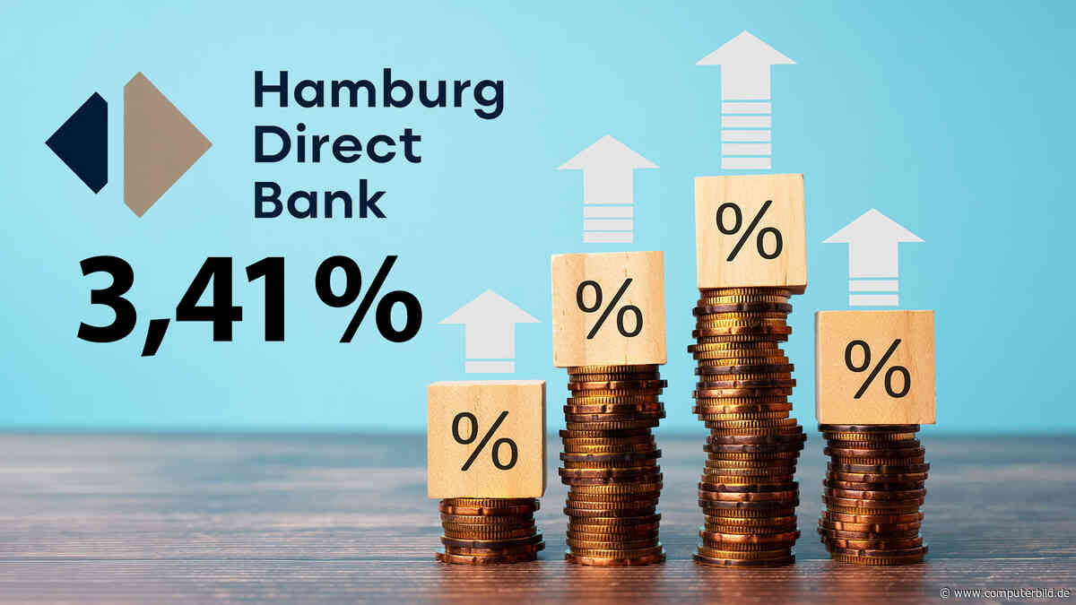 Hamburg Direct Bank zahlt 3,41 Prozent Tagesgeld für drei Monate
