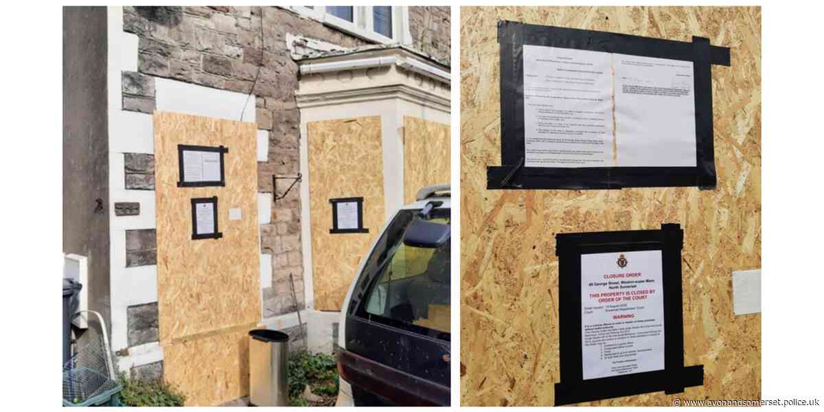 Closure order secured against property