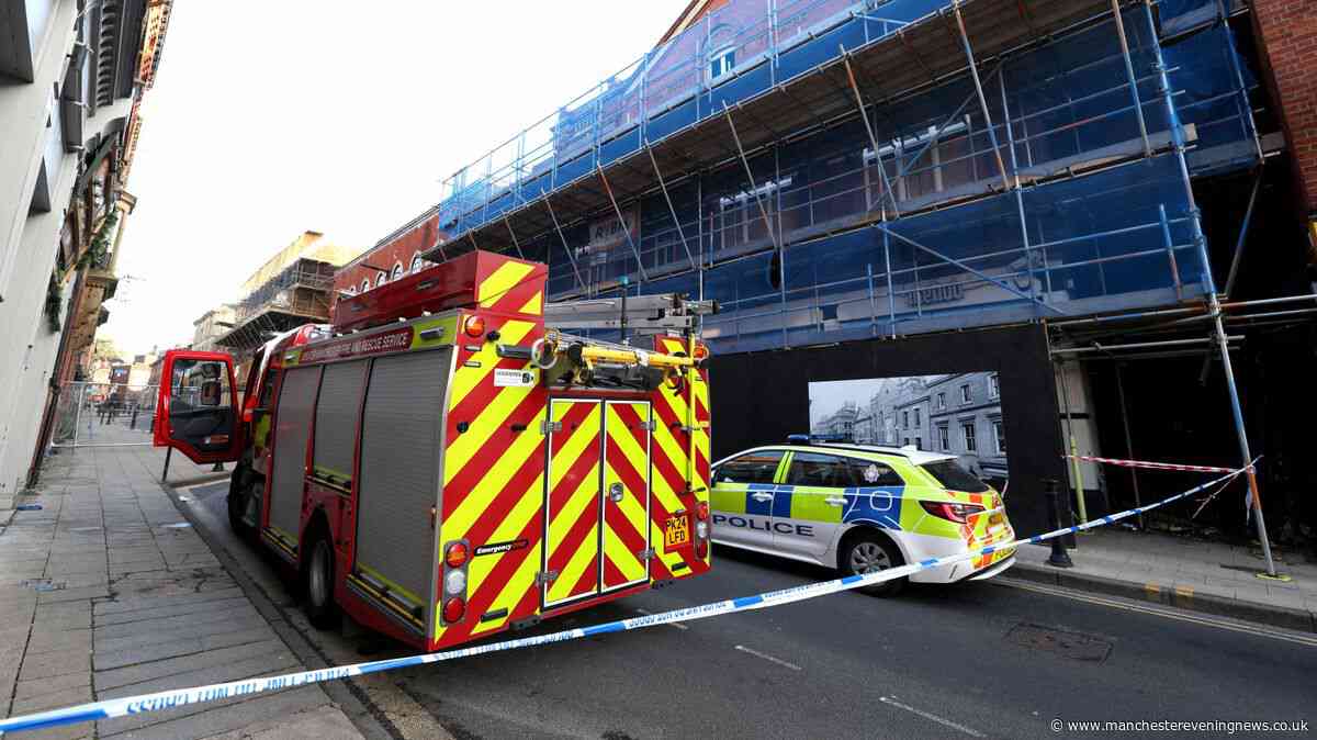 Wigan nightclub fire sees man arrested with road shut off - full police and fire service statements