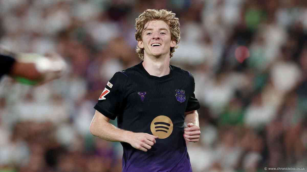 Spanish media hail 'outstanding' Anthony Gordon debut as he opens up about Barcelona dream
