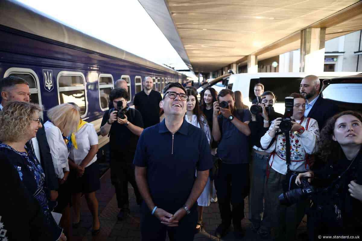 Burnham arrives in Kyiv to underscore UK support for Ukraine