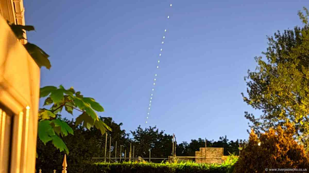 Mysterious lights spotted in sky across Merseyside