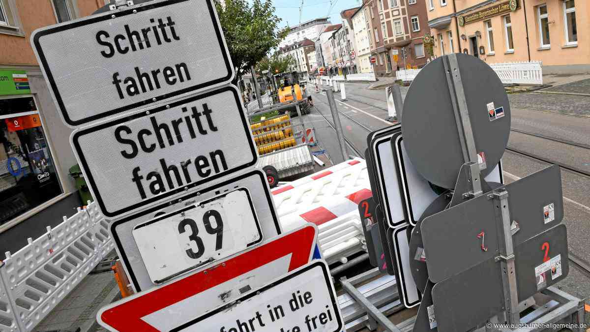 Auf diese Baustellen müssen sich die Augsburger in den Ferien noch einstellen