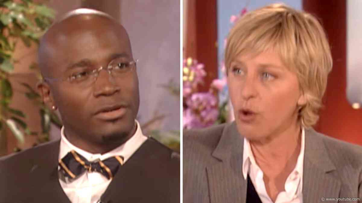 Taye Diggs Leaves Ellen Speechless