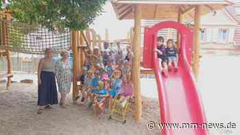 Weinheim – Neues Klettergerüst im Ev. Kindergarten Hohensachsen eingeweiht