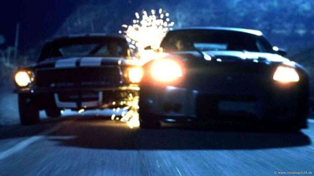 Partygäste sperrten Straße: Illegale Rennwagen-Show endet mit Schwerverletztem