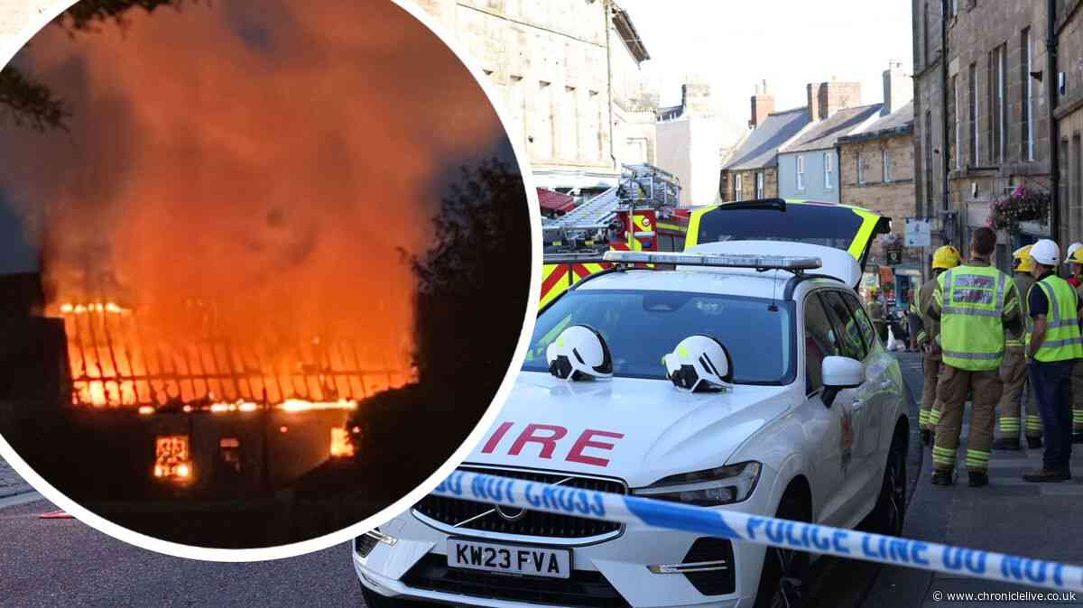 Northumberland fire LIVE: Updates as Alnwick street cordoned off after 'arson attack'