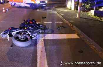 POL-HA: Autofahrer übersieht Motorrad beim Anfahren vom Fahrbahnrand