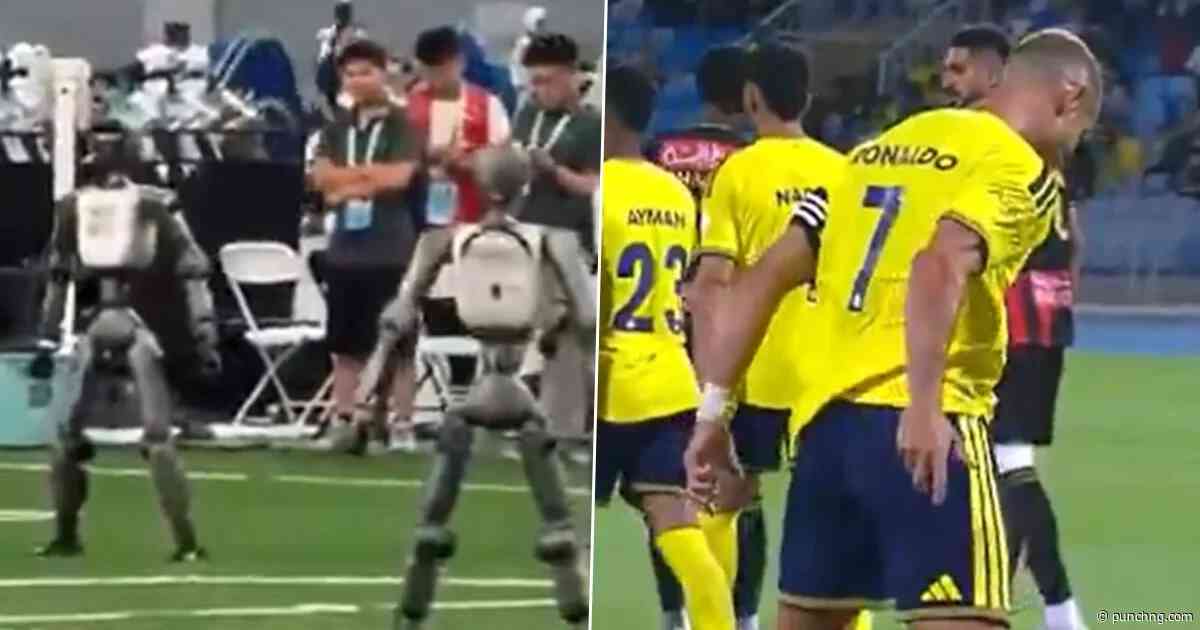 VIDEO: Humanoid robot mimics Ronaldo’s iconic ‘siuuu’ celebration