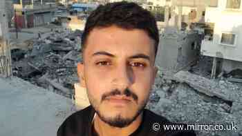 Young man living in tent in Gaza launches £20,000 bid to study at UK university