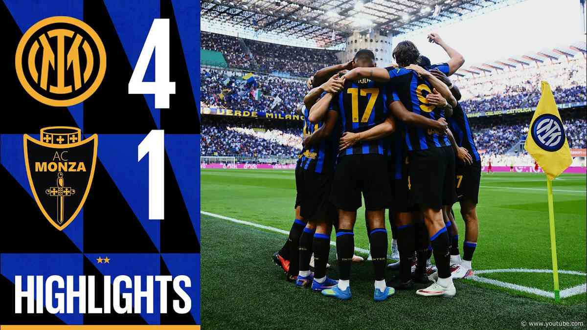 SI PARTE ALLA GRANDE! 👀 | INTER 4-1 MONZA | HIGHLIGHTS 🖤💙