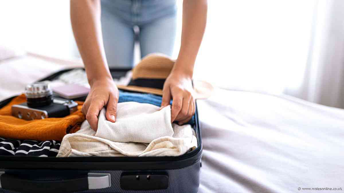 ‘Crease-free’ clothes when packing suitcases thanks to simple ‘two inch’ rule