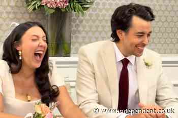 Andy Burnham surprises newlyweds with video message after bride’s request