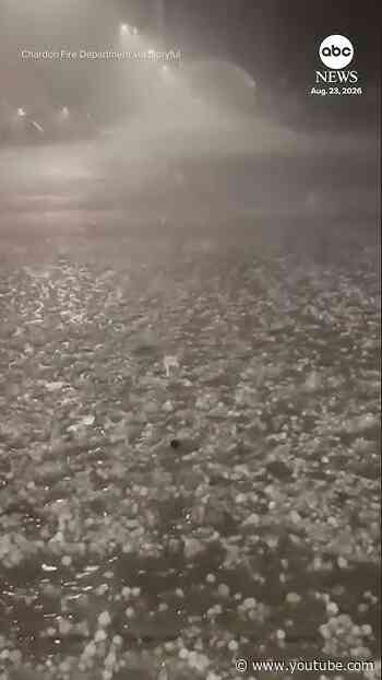 Hailstorm rattles northeast Ohio
