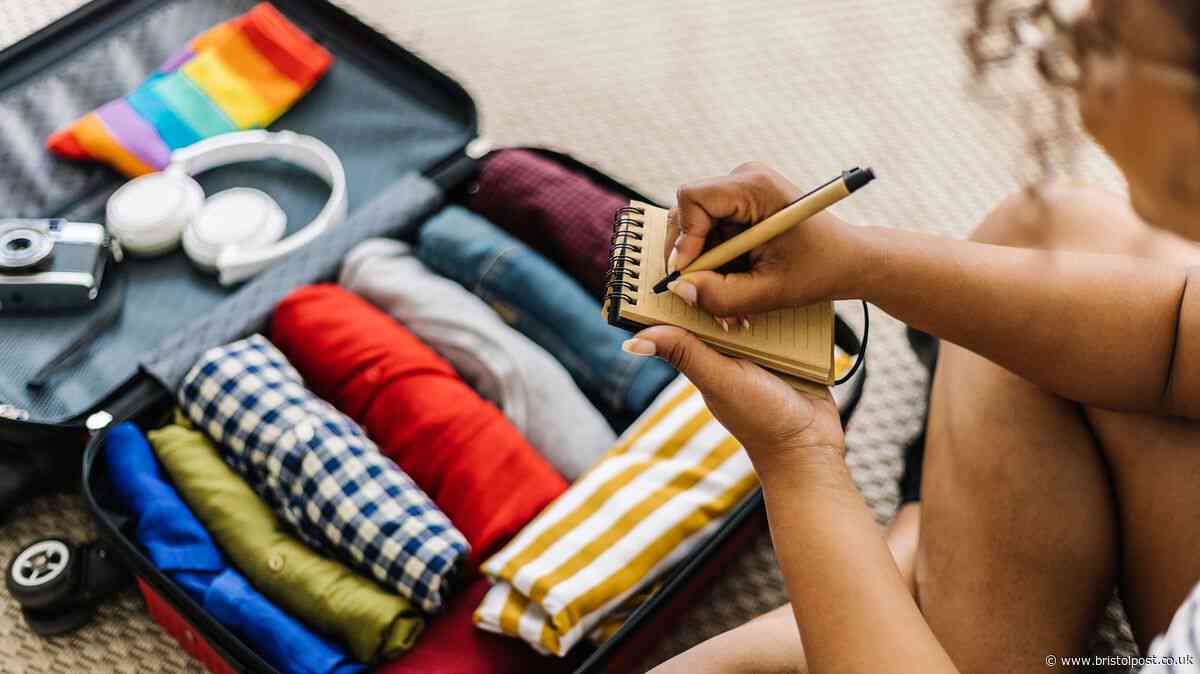 Avoid creases when packing clothes with simple 'two inch' suitcase trick