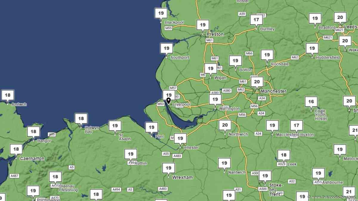 Met Office weather map gives bank holiday verdict for Liverpool