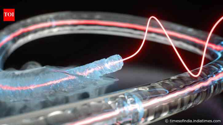 Freezing liquid inside optical fibre makes light and sound interact 1,000 times more strongly