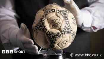 Maradona's 'Hand of God' ball sells for £2.5m
