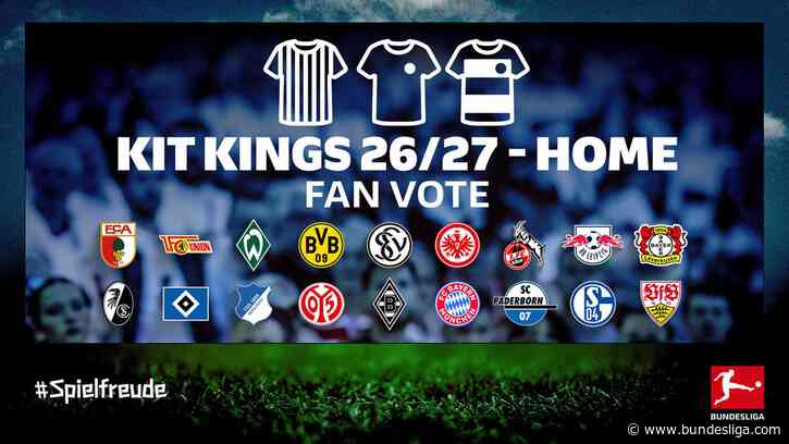 Vote for the best Bundesliga home jersey in 2026/27!