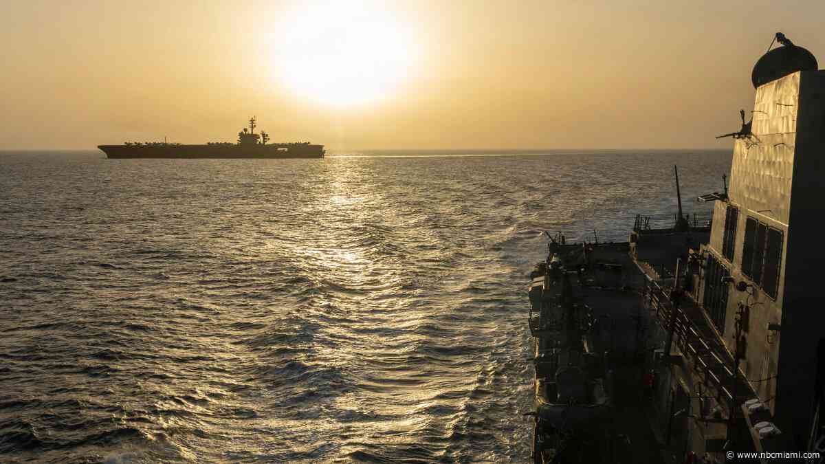 Father of sailor aboard the beleaguered USS Abraham Lincoln detained by immigration authorities, family says