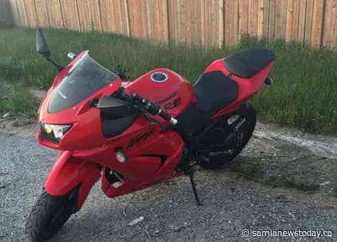 Lambton OPP investigating stolen motorcycle in Corunna