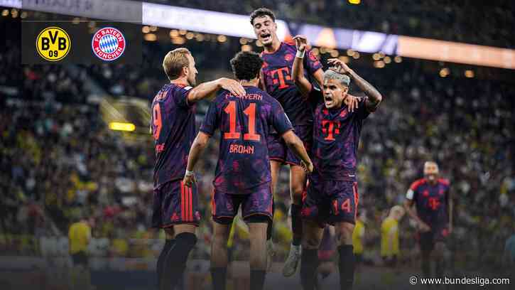 Erster Titel! Bayern gewinnt den Supercup in Dortmund