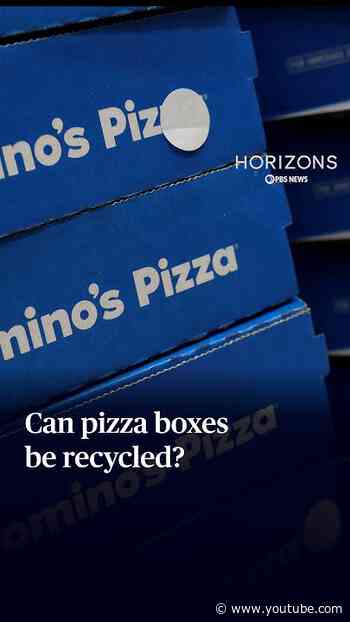 Can pizza boxes be recycled?