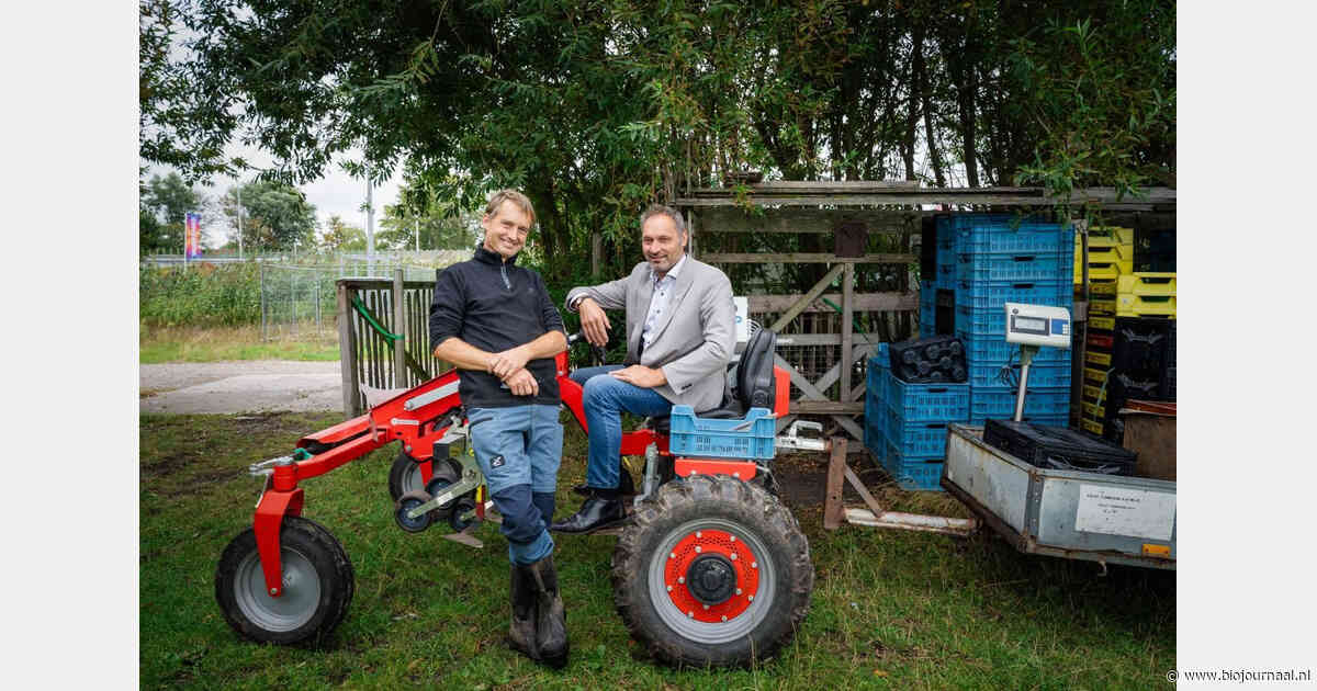 Landbouwgedeputeerde Zuid-Holland bezoekt biologische tuinderij in Katwijk