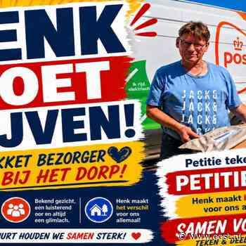 PostNL draait beslissing terug: Henk bezorgt vanaf vandaag weer in Laag Zuthem
