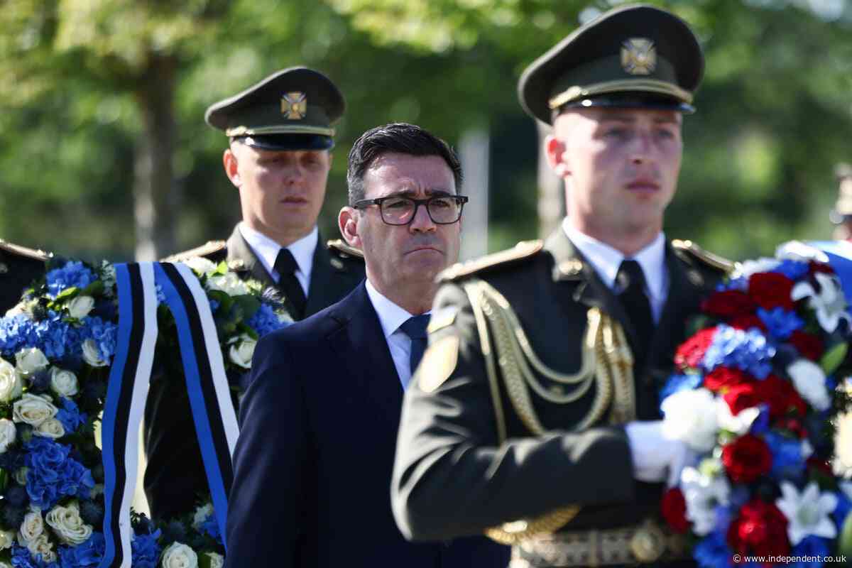 Ukraine-Russia war latest: Burnham compares Kyiv’s battle with Moscow to Britain’s fight with Nazi Germany