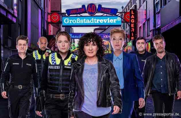40 Jahre "Großstadtrevier": Doppeleinsatz der ARD-Erfolgsserie zum Jubiläum - mit neuen Folgen und Spielfilm / Ab Montag, 5. Oktober, um 18:50 Uhr im Ersten