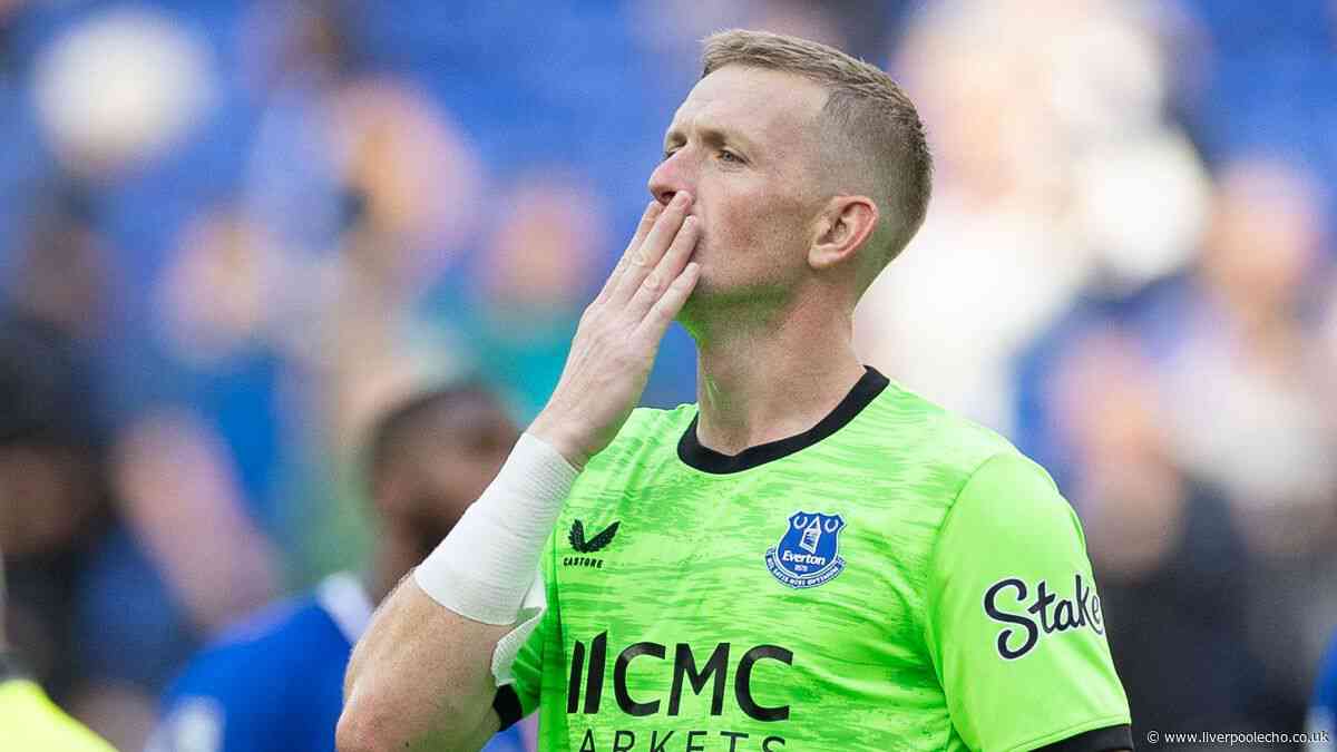 David Moyes makes Jordan Pickford admission as Everton hero responds to England critics