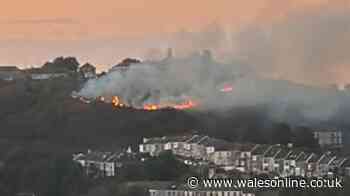 Arson investigation after 'series of fires' in Swansea