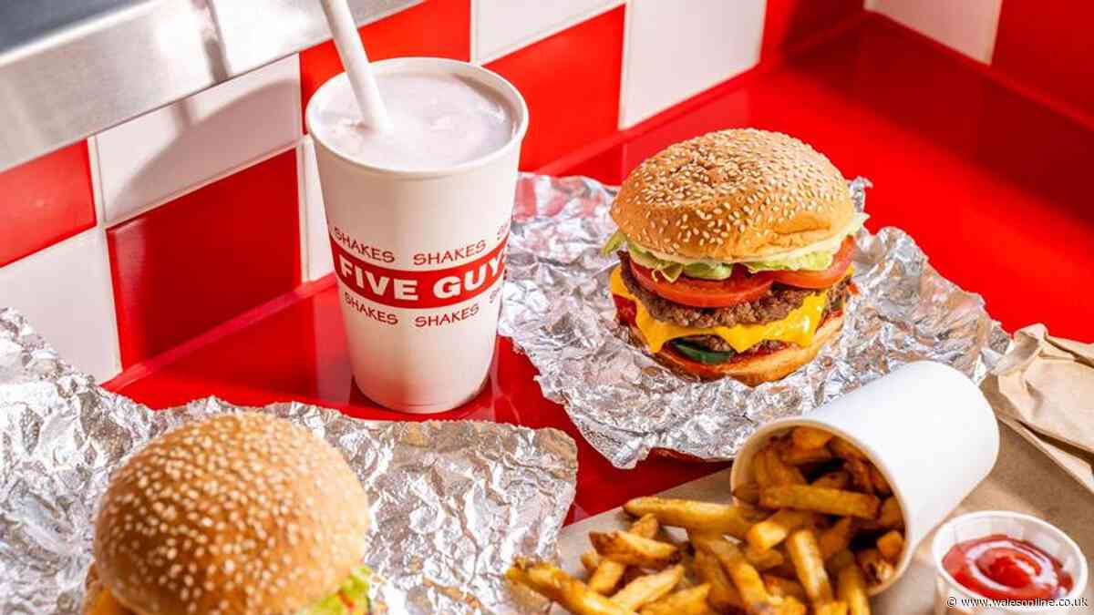 Five Guys giving away free burgers on Thursday