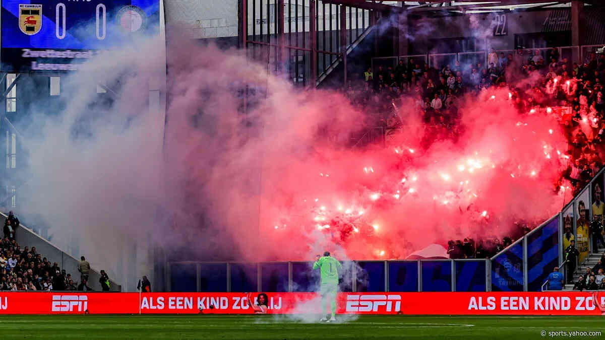 Fans suffer firework burns and eye injuries in Eredivisie